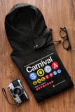 Trini Jungle Juice Transit - Carnival Soca Calypso and Steelpan Unisex Premium Hoodie