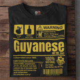 A Product of Guyana - Guyanese Unisex T-Shirt (Yellow Print)