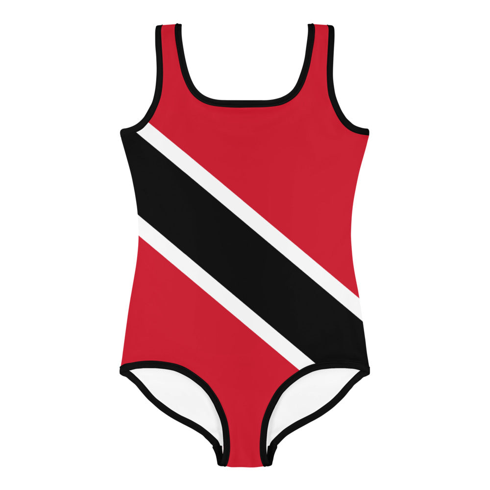 Island Flag Trinidad and Tobago OnePiece Kids Swimsuit Trini