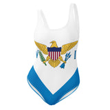 Drapeau de l'île - Maillot de bain une pièce USVI
