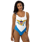 Drapeau de l'île - Maillot de bain une pièce USVI