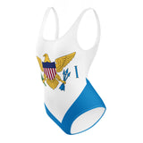 Drapeau de l'île - Maillot de bain une pièce USVI