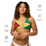 Island Flag - Guyana String Bikini Top