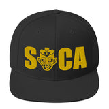 Choose LOVE and SOCA - SOCA Snapback Hat (Gold Logo) - Trini Jungle Juice Store