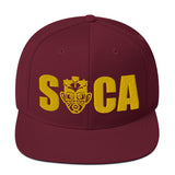 Choose LOVE and SOCA - SOCA Snapback Hat (Gold Logo) - Trini Jungle Juice Store