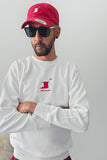 LOCAL - Trinidad and Tobago w/ Coordinates Embroidered Unisex Premium Sweatshirt