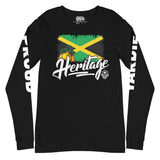 Heritage - Jamaica "PROUD YARDIE" Unisex Long Sleeve Tee - Trini Jungle Juice Store