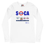 Trini Jungle Juice Transit - T-shirt unisexe à manches longues Soca Underground