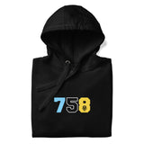 LOCAL - Indicatif régional 758 Sainte-Lucie Sweat à capuche Premium unisexe