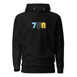 LOCAL - Indicatif régional 758 Sainte-Lucie Sweat à capuche Premium unisexe