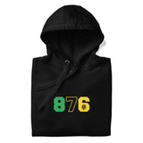LOCAL - Indicatif régional 876 Jamaïque Unisex Premium Sweat à capuche