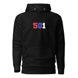 LOCAL - Indicatif régional 501 Belize Sweat à capuche Premium unisexe