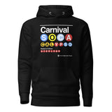 Trini Jungle Juice Transit - Carnival Soca Calypso and Steelpan Unisex Premium Hoodie