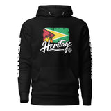 Heritage - Guyana "PROUD GUYANESE" Unisex Premium Hoodie - Trini Jungle Juice Store