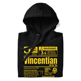 Un produit de Saint-Vincent-et-les Grenadines - Sweat à capuche Vincentien unisexe Premium (imprimé jaune)