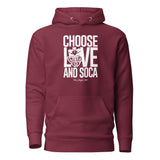 Choose LOVE and SOCA - Unisex Premium Hoodie - Trini Jungle Juice Store
