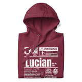 Un produit de Sainte-Lucie - Sweat à capuche Lucian Unisex Premium