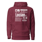 Un produit de Sainte-Lucie - Sweat à capuche Lucian Unisex Premium