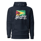 Heritage - Guyana Unisex Premium Hoodie - Trini Jungle Juice Store
