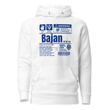 A Product of Barbados - Bajan Unisex Premium Hoodie (Blue Print) - Trini Jungle Juice Store