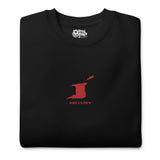 LOCAL - Trinidad and Tobago w/ Coordinates Embroidered Unisex Premium Sweatshirt
