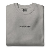 Caribbean Rich - Minimalist Embroidered Unisex Premium Sweatshirt