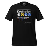 Trini Jungle Juice Transit - Destination SOCA T-shirt unisexe