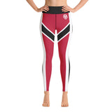 Drapeau de l'île - Leggings de yoga abstraits pour femmes de Trinité-et-Tobago