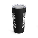 Choose LOVE and SOCA Tumbler (Black 20 oz) - Trini Jungle Juice Store