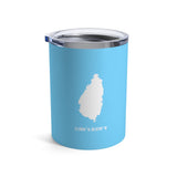 LOCAL - St. Lucia Tumbler (Blue 10 oz) - Trini Jungle Juice Store