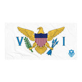 Beach Towel - Virgin Islands Flag - Trini Jungle Juice Store