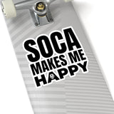 Soca Makes Me Happy Sticker - Trini Jungle Juice Store