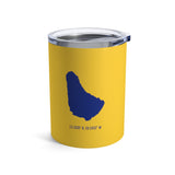 LOCAL - Barbados Tumbler (Yellow 10 oz) - Trini Jungle Juice Store