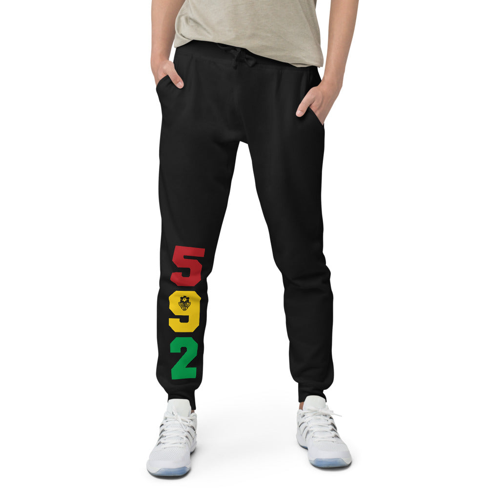 LOCAL Area Code 592 Guyana Unisex Premium Joggers Trini Jungle local-area-code-592-guyana-unisex-premium-joggers-trini-jungle