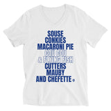 A Taste of the Caribbean - Bajan Food Unisex V-Neck T-Shirt