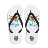 Island Flag - Virgin Islands Flip Flops - Trini Jungle Juice Store