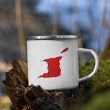 LOCAL - Trinidad and Tobago Enamel Mug (12 oz) - Trini Jungle Juice Store