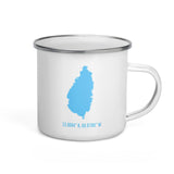 LOCAL - St. Lucia Enamel Mug (12 oz)