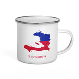LOCAL - Tasse en émail Haïti (12 oz)