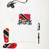Heritage - Trinidad and Tobago Men's Premium Fitted T-Shirt - Trini Jungle Juice Store