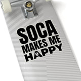 Soca Makes Me Happy Sticker - Trini Jungle Juice Store