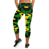 LOCAL - Jamaica Camouflage Women's Capri Leggings