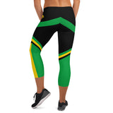 LOCAL - Jamaica Abstract Women's Capri Leggings