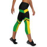 LOCAL - Jamaica Abstract Women's Capri Leggings