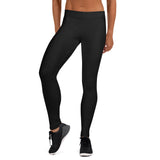 Caribbean Rich - Leggings pour femmes (noir avec imprimé doré)