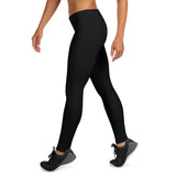 Caribbean Rich - Leggings pour femmes (noir avec imprimé doré)