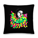 Traditional Mas Characters - Pierrot Grenade Throw Pillow