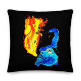 Traditional Mas Characters - Jab Molassie Throw Pillow