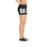 Choose LOVE and SOCA - Soca Biker Shorts (Black)