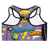 Soca Gives Me Power - Soutien-gorge de sport pour femme (Violet)